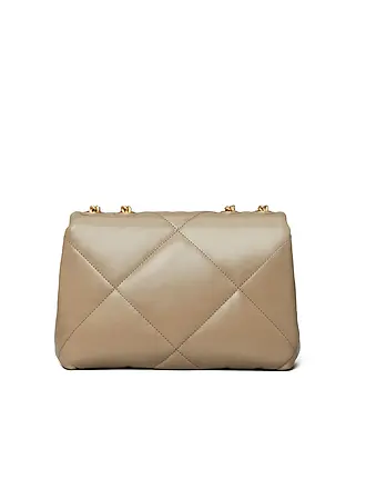 TORY BURCH | Bolso de cuero - Bolso bandolera KIRA DIAMOND Small | beige